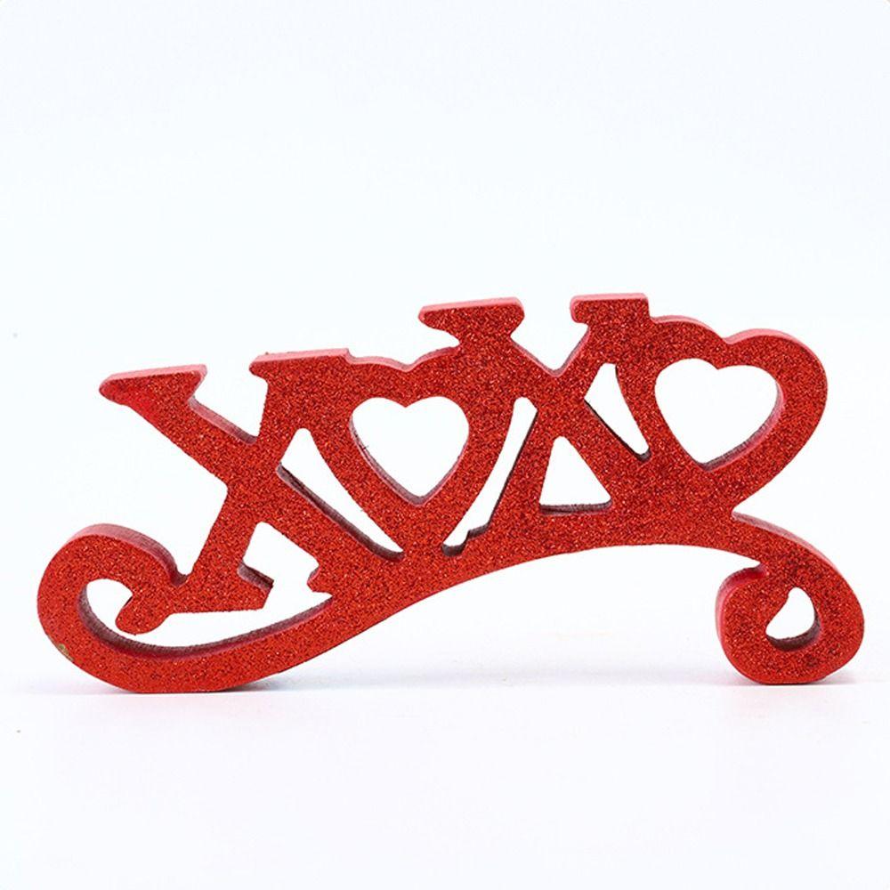 Wooden Valentine's Day Ornaments Handmade Valentines Day Gifts Home Offices Accessories