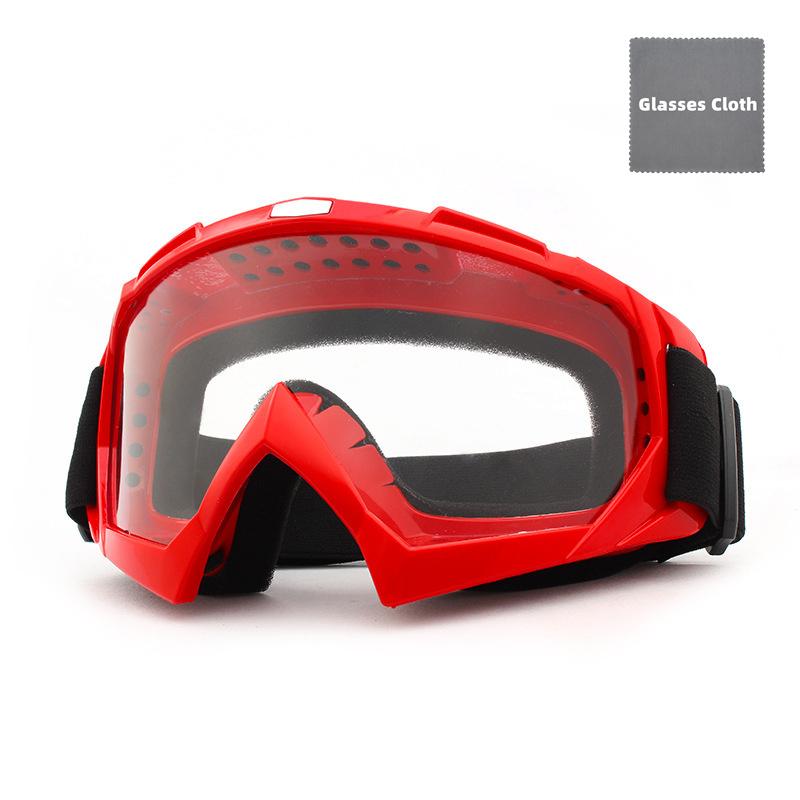 Motorcycle Goggles Motocross Glasses MTB ATV MX Off-road Goggles Mask Removable Lenses Windproof UV Protection Outdoor Cycling