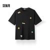 Хлопковая футболка с принтом Semir emoji™