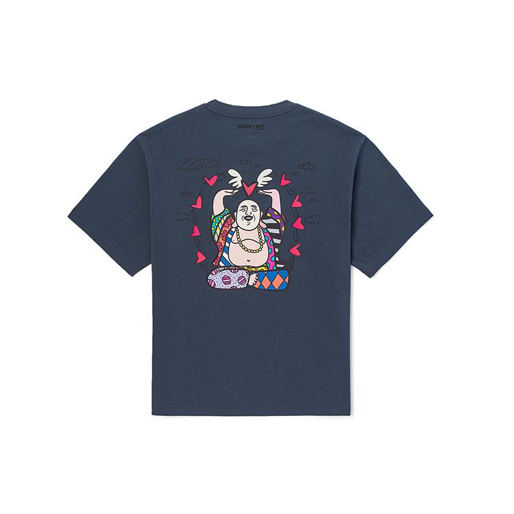 Kappa x Britto Drop Shoulder Sleeve T Shirt Unisex K0CX2TD90D