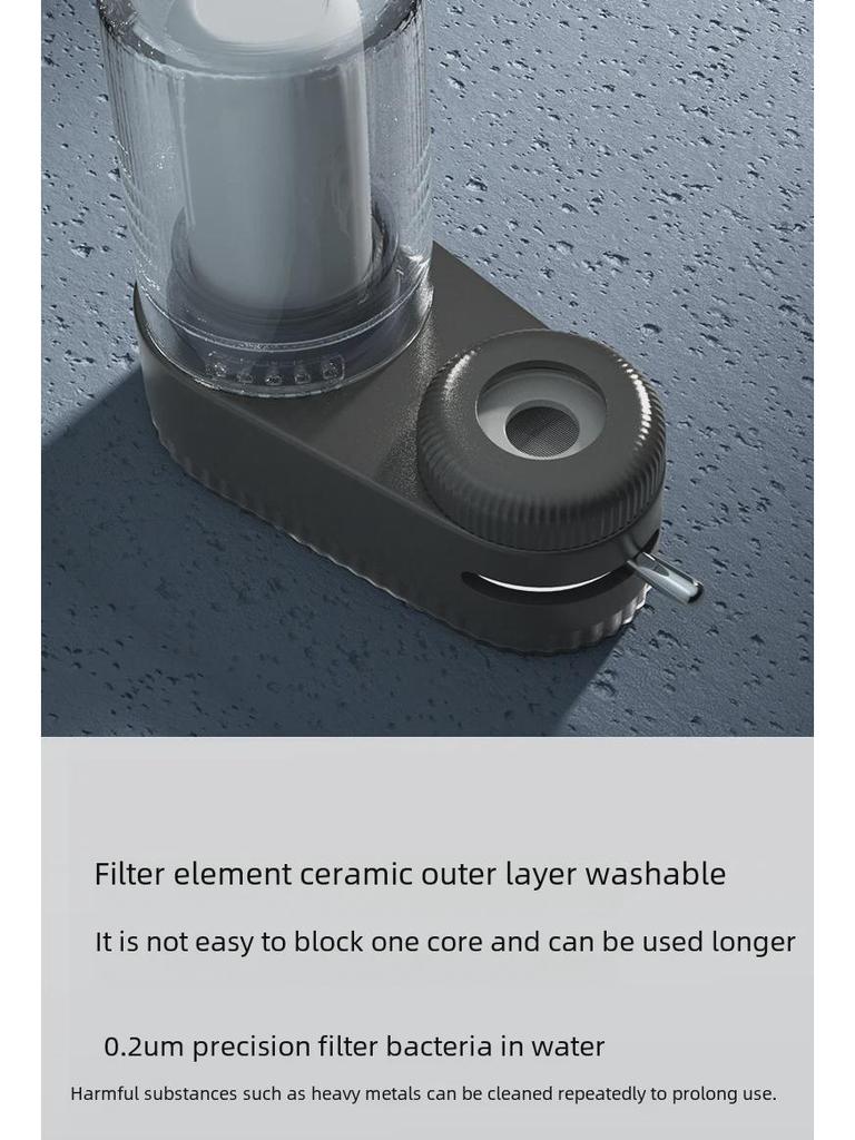 Очиститель воды для кухонного крана Фильтр для дехлорирования и защиты от брызг