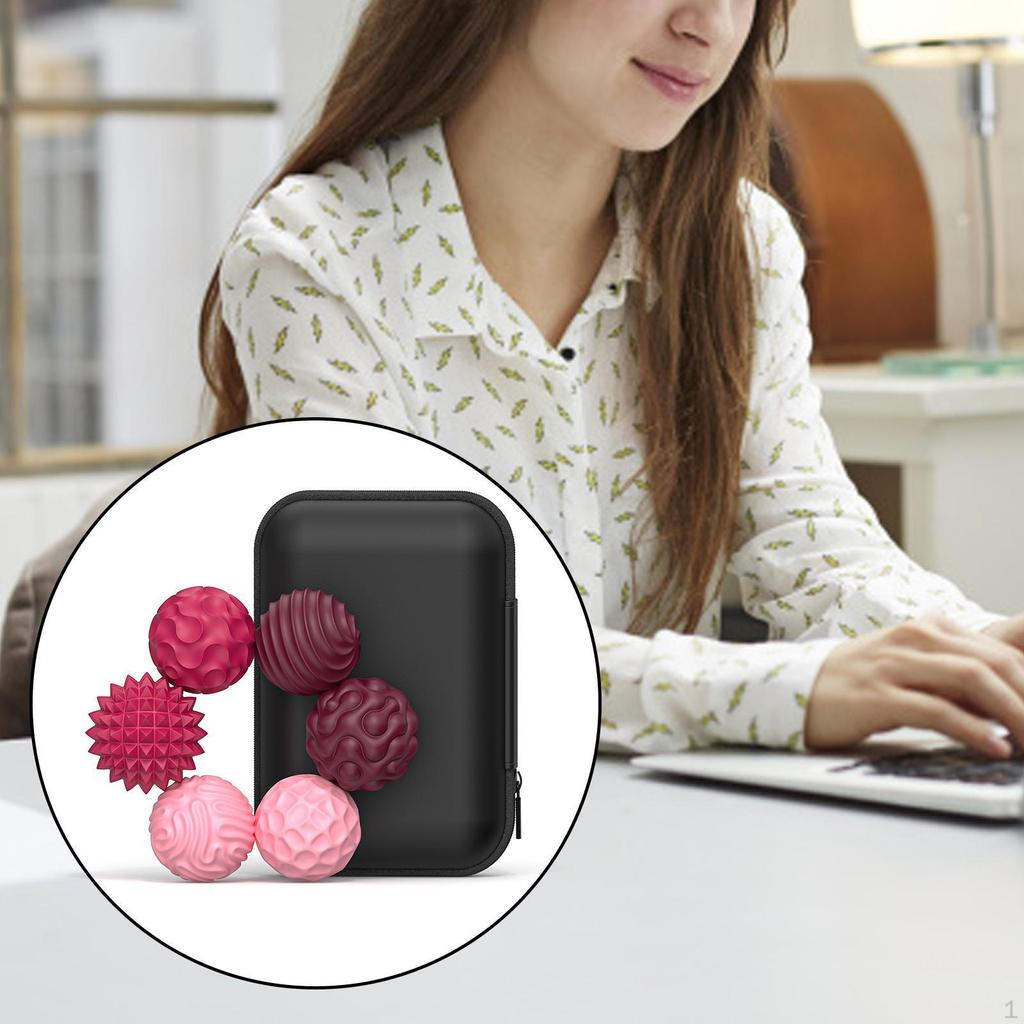 6 шт. Силиконовые магнитные шарики Креативные сенсорные игрушки для женщин, детей, мальчиков, девочек Розовые