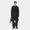 CuStomellow Men S Black caShmere Blended Balmacaan Coat Cwcaw25611bkx