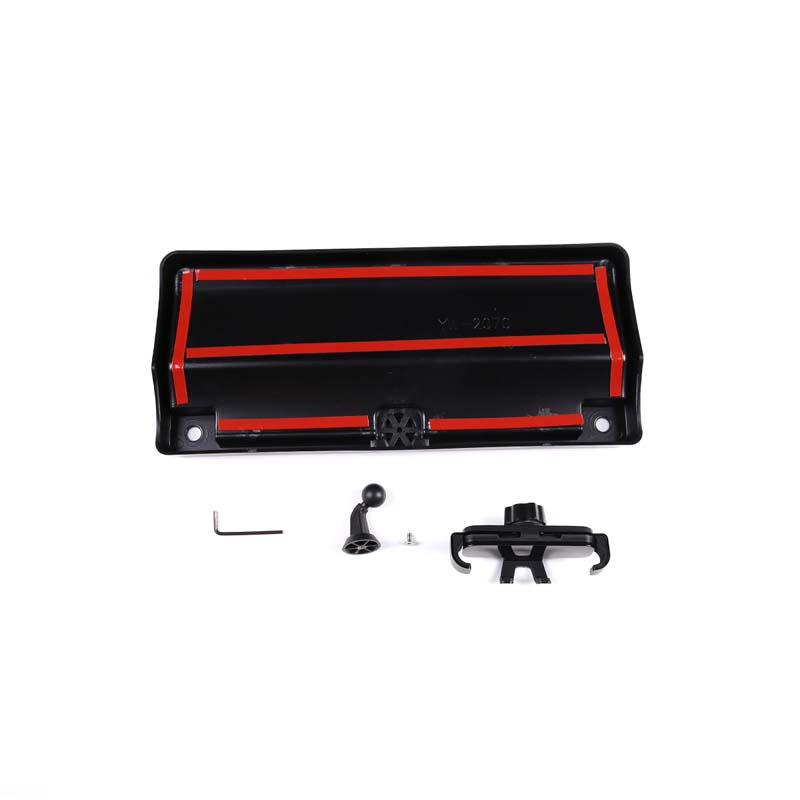 Для Toyota FJ Cruiser 2007-2026 ABS Черный Автомобильный Держатель для Телефона на Панели Приборов Контейнер для Хранения Подставка Лоток Автоаксессуары