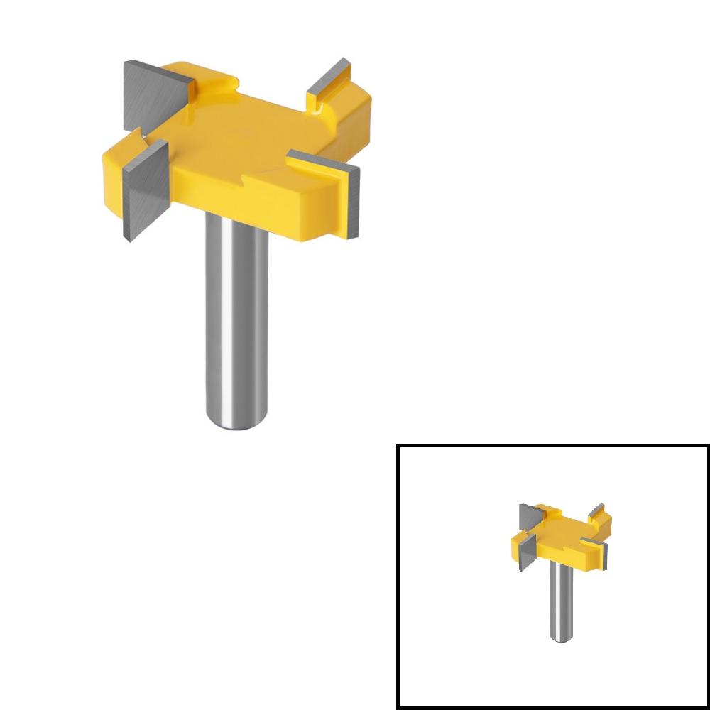 1 шт. x Фреза для выравнивания поверхности 4 зуба хвостовик 1/2" 12,7 мм строгальная 51 мм Новая