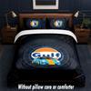 Gulf Design Bed Bedding Set 1 Duvet Cover + 2 Pillowcases Soft Breathable Household Bed Linens