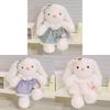 Plush Bunny Doll With Dress Soft Cotton Filling For Kids And Teen Gift