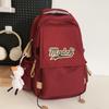Школьный рюкзак для девочки начальной школы, студента колледжа, бордовый рюкзак, мужской, для старшеклассника, рюкзак для начальной школы