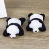 Cute Soft Plush Panda Magnet - Oval Fabric Whiteboard & Fridge Decor Perfect For Gifting and Organizing Chinese Style Gift