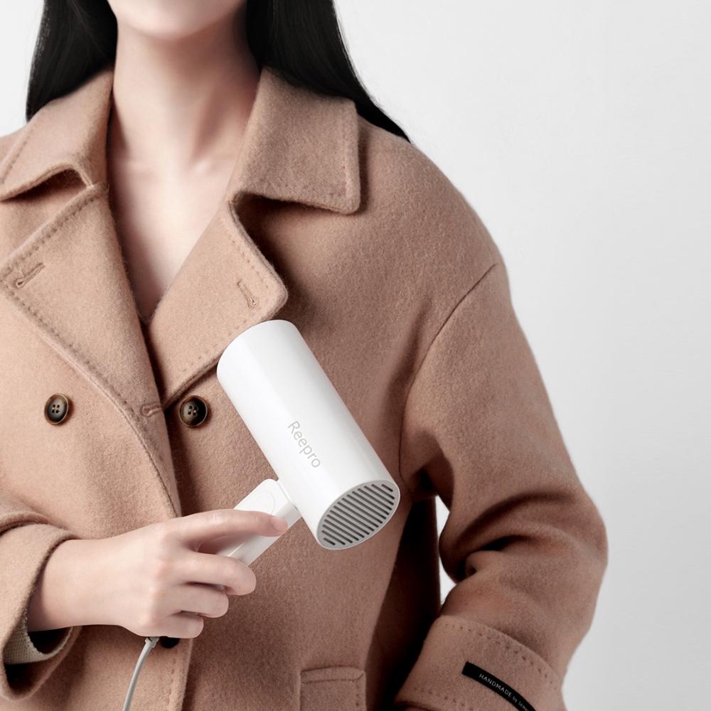 Мини-фен Reepro, дорожный электрический фен, быстросохнущий, 1300 Вт, анион высокой мощности, портативный складной фен, воздуходувка для домашних дорожных наборов
