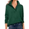 Women's Fashion Long V-neck Pullover Knitted Sweater Top
