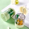 Pill Box Organizer Weekly Medicine Dispenser Large Capacity Compact Design Portable Pill Tablet Storage Box with Cutter