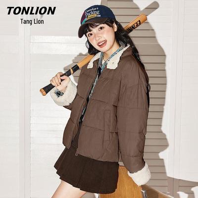 Женская зимняя куртка TonLion с воротником-стойкой и подкладкой