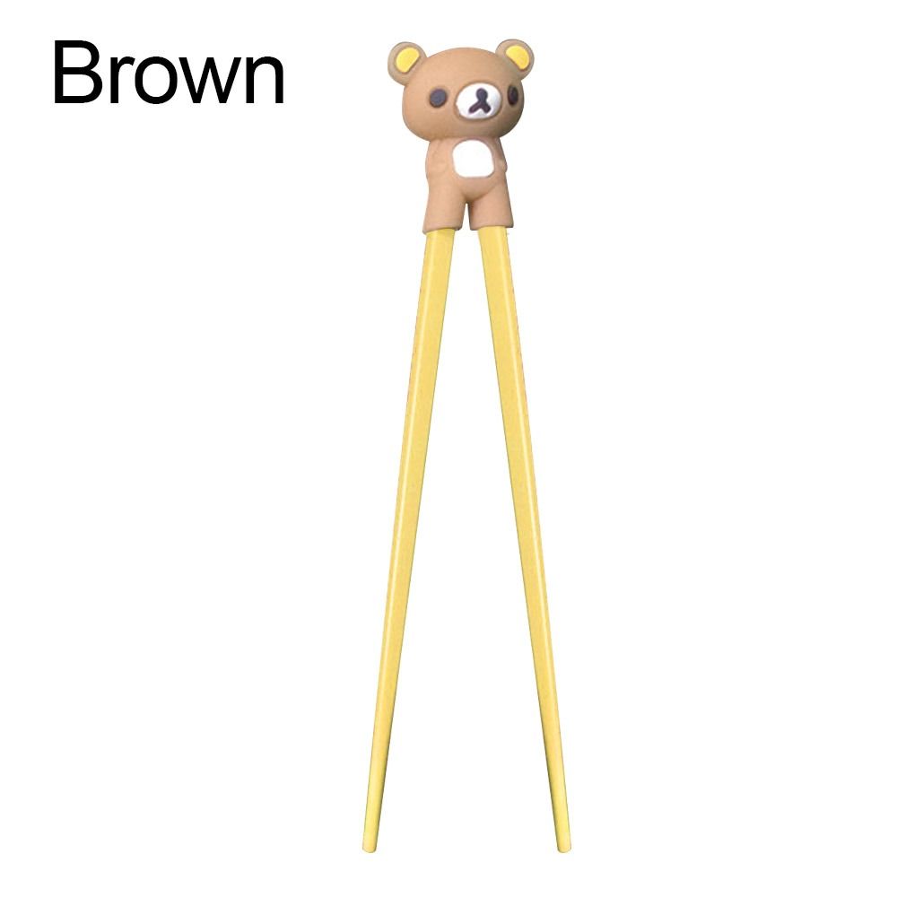 Cartoon Bear Training Chopsticks Silicone Beginner Chopstick High-quality Learning Chopsticks