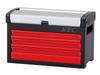 Kyoto Machinery Tools Tool Chest 3 Tiers 3 Drawers Silver X Red X Black (KTC) EKR-103A