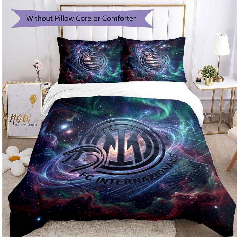 Borussia Dortmund Pattern Printed 3PCS Bedding Set Soft Skin-Friendly Washable Duvet Cover & Pillowcases Set All Season Bedroom