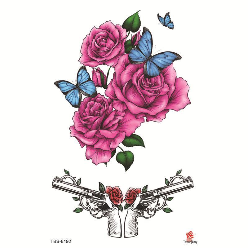 Водонепроницаемый набор тату-наклеек на всю руку с тотемными символами