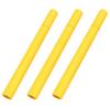 Audiophile Incense Case, 3-Pack, Yellow, 23.2cm Long X 2.0cm Diameter X 1.8cm Inner Diameter, Portable, Perfect for Buddhist Altars, Graveyard