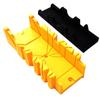 Miter Saw Box Set Plastic Multiple Angle Clamping Mitre Box 45 Degree Mitre Box for Home Decorations Woodworking