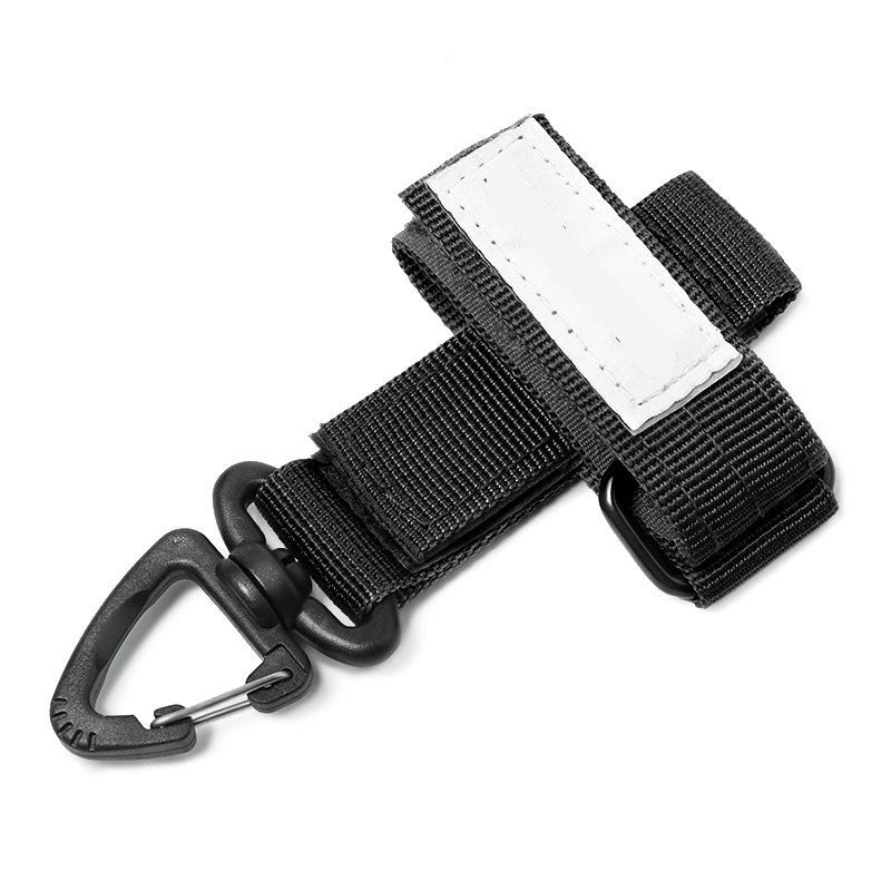 Gloves Holder Tactical Durable Multi-purpose Molle Webbing Keychain Belt Keeper for Outdoor Camping EDC Secure Attachment
