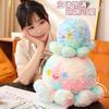 Tie-Dye Colorful Octopus Plush Toy Doll Cute Octopus Doll Children Hug Sleeping Doll For Girl