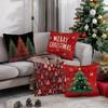 Christmas Tree Patterned PillowcaseSuitable for Sofa Car Bedroom Decorative Cushion Cover Pillow Cover