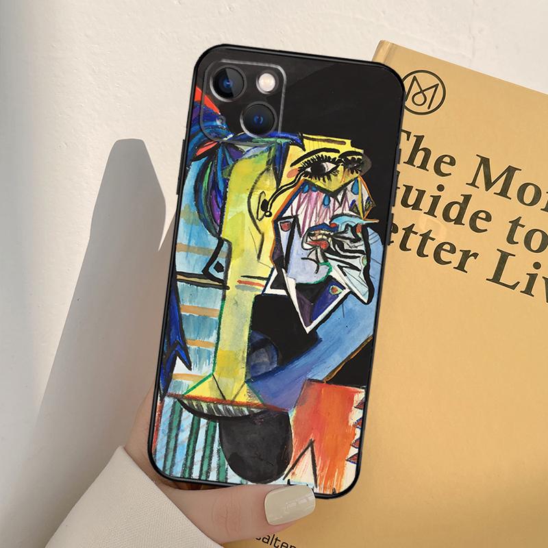Чехол для телефона Picasso Abstract Art Для iPhone 17 16 15 14 13 11 12 Pro Max mini XR 16e 15 16 Plus 17 Air Полное покрытие