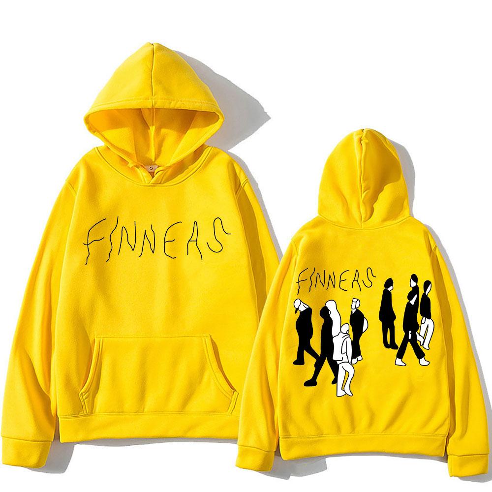 Толстовка Sudaderas Con Capucha Hoodie FINNEAS с принтом на спине, удобная толстовка Funko Pop в готическом стиле, худи Moletom Punk.