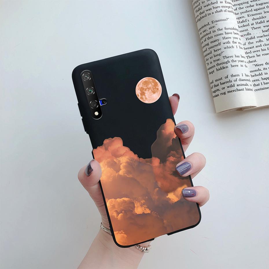 For Honor 20 Case For Honor 20 Pro YAL-AL10 Cover Cute Cat Cartoon Painted Phone Case For Honor20 20Pro YAL-L21 Soft Bumper Capa