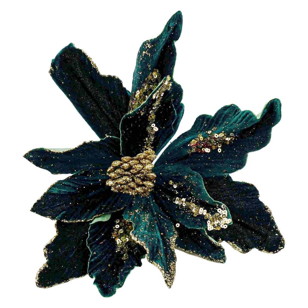 Украсьте свой дом или офис реалистичными рождественскими тканевыми цветами