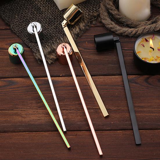 Огнетушитель для свечей, устойчивая к ржавчине крышка фитиля из нержавеющей стали, гашение пламени свечи, простой инструмент для ароматерапии для дома, свадеб, вечеринок, свеча