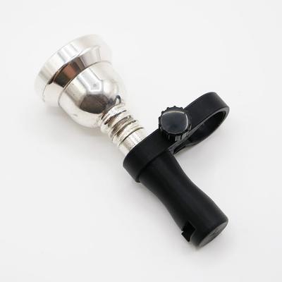 Латунный мундштук Buzzdog для практики игры на тромбоне для практики гудения Основной латунный ЛАТУННЫЙ ДИЗАЙН (F-Type) (Большой диаметр) [Новый 2025] Инструмент, Разминка, Практика,