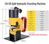 Hydraulic Punching Machine CH-60/70: Portable Electric Manual for Copper, Aluminum Bars, and Angle Steel