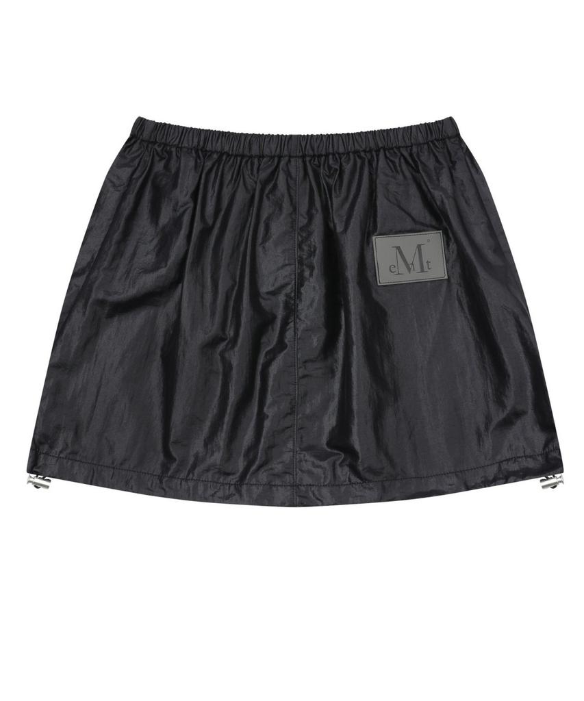 Mucent Eddie Setup Glossy Metal Logo String Skirt