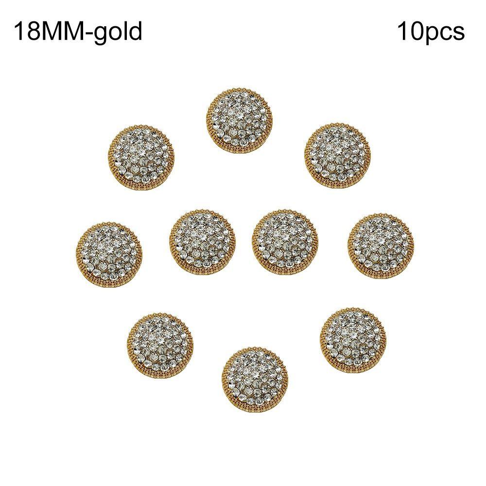 Quality DIY Clothing Decoration Metal Rhinestone Buttons Sewing Button Shirt Buttons Needlework