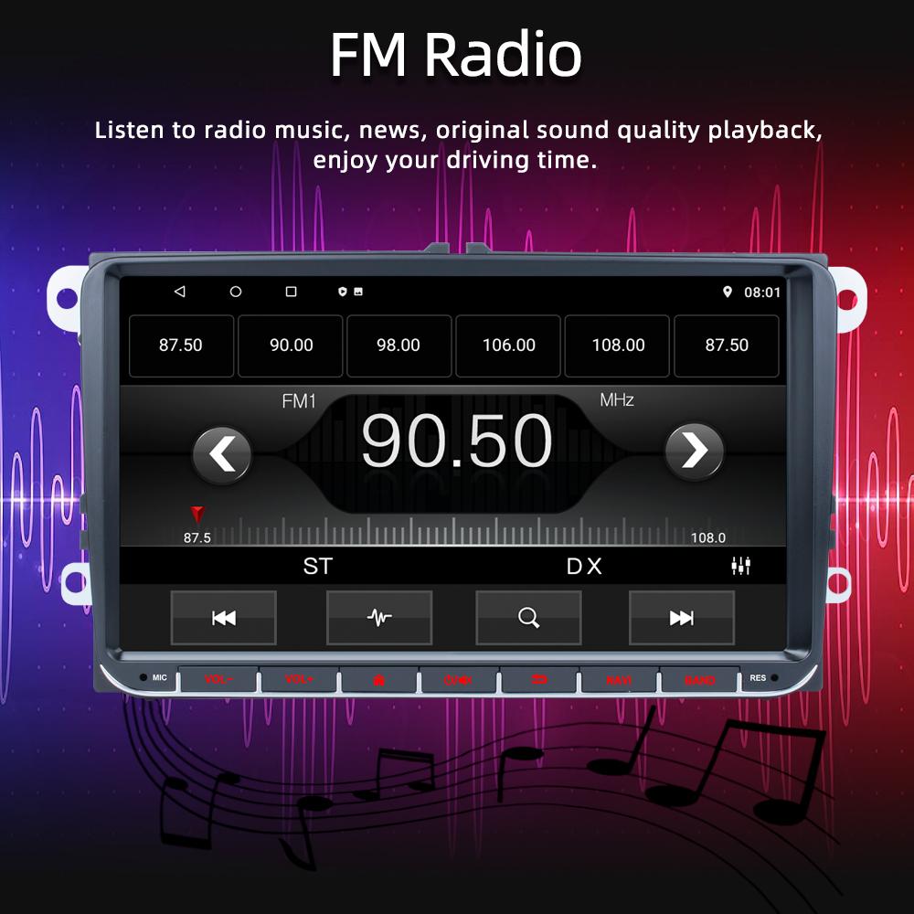 2Din 4-ядерный Android Wi-Fi Carplay GPS автомобильный мультимедийный плеер для Volkswagen/Golf/Polo/Tiguan/Passat/b7/b6/SEAT/Leon/Skoda/Octavia