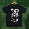 Футболка The Misfits Zombie Girl Punk Rock Band Размер L винтажная стираная мужская дышащая уличная одежда дизайнерская одежда Эластичная