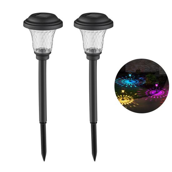 2/4/6 шт. Солнечные садовые водонепроницаемые автоматические фонари включения/выключения IP44 Энергоэффективные сверхъяркие светодиодные газонные лампы