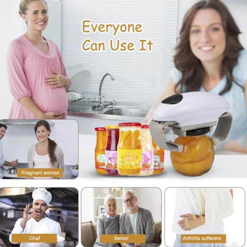 Двусторонний открыватель для бутылок Электрический открыватель для бутылок Автоматическое открывание крышки одной кнопкой Открывалка для стеклянных бутылок Кухонные наборы