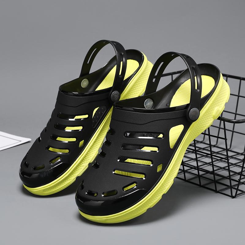 Летние мужские мягкие резиновые сандалии Пляжные садовые туфли Женские гелевые шлепанцы Клоги Zuecos Hombre Сандалии Пляжные Дышащие