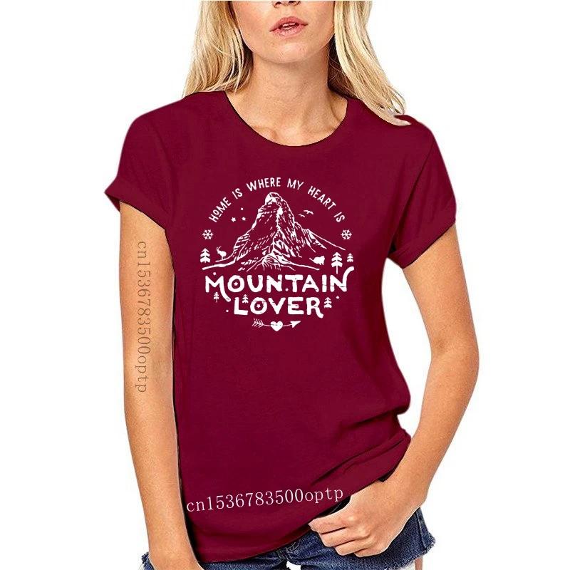 Новая футболка Mountain Lover Matterhorn для мужчин, повседневная футболка из хлопка, горы зовут Маттерхорн, восхождение, походы, футболки, одежда Su