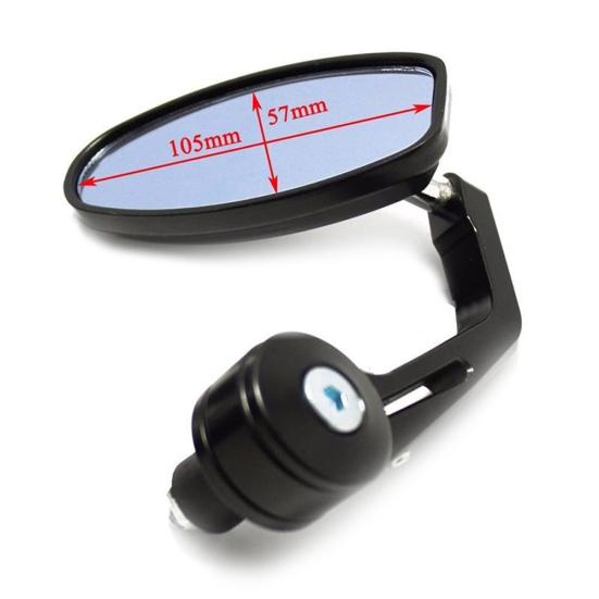 1 пара универсальных мотоциклетных ручек, сменные боковые зеркала заднего вида