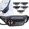 Модная спортивная поясная сумка Мужская простая сумка-кассир большой вместимости Сумка-мессенджер для путешествий на открытом воздухе Многофункциональная модная нагрудная сумка