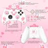 Силиконовый чехол PlayVital Sweetheart Kitty, совместимый с Xbox Series, включает в себя упор для большого пальца и симпатичный чехол для захвата X/S, наклейки, дизайн,