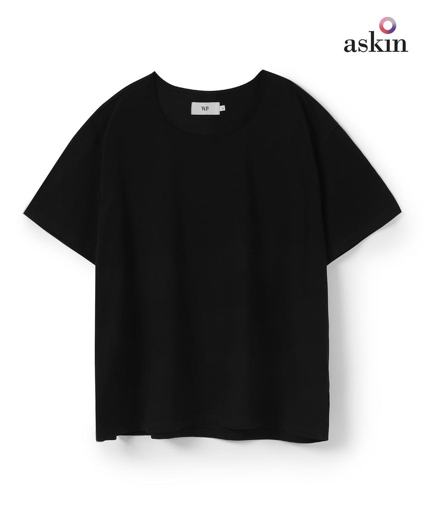 WEST GRAND BOULEVARD [2Pack] Semi-Over Cooling Skin U-Neck T-Shirt (2 Colors)