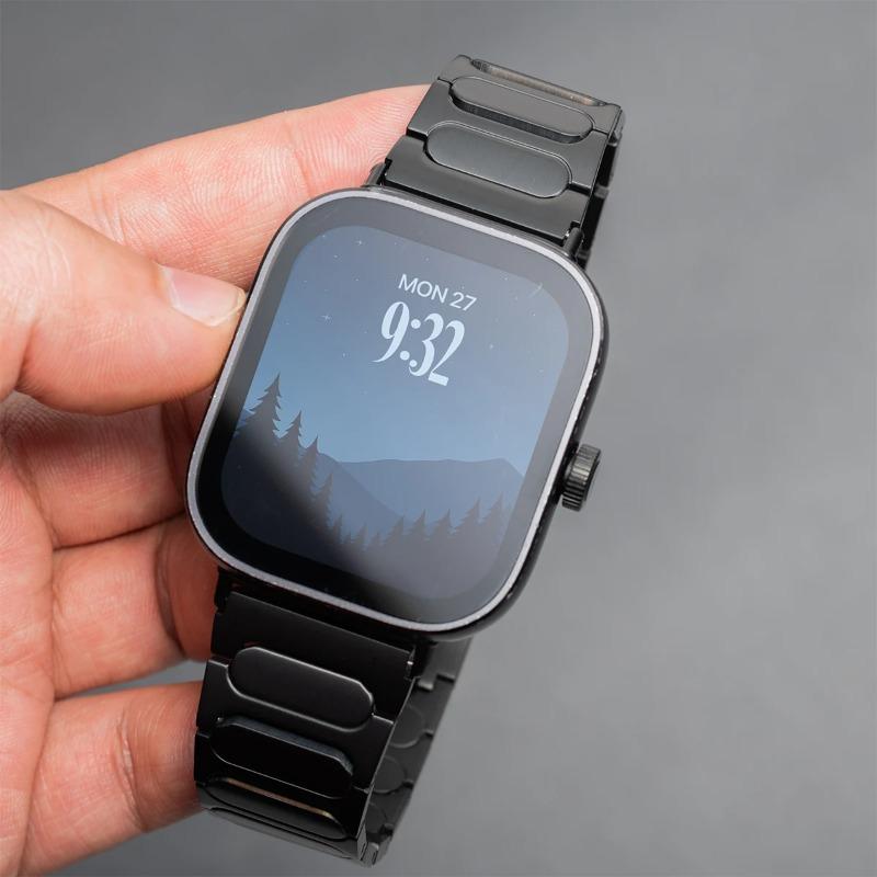 Новый металлический титановый ремешок для часов для Xiaomi mi Band 9 Pro/8 Pro Роскошный металлический сменный ремешок для Redmi Watch 6 5 4 Браслет для часов