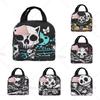 Сумка-холодильник Butterfly Skeleton Cat для женщин и мужчин, водонепроницаемая многоразовая сумка-холодильник для ланча, сумка-холодильник для учебы или работы