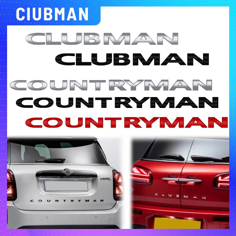 1 шт. Металлический логотип Countryman Clubman для Mini Cooper S R60 R55 R54 F54, значок, наклейка на задний багажник автомобиля, буквенное украшение