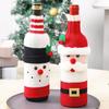 Cute Handmade Christmas Sweater Wine Bottle Cover,for Christmas Decorations XMAS Gifts Navidad 2025 Party Decorations