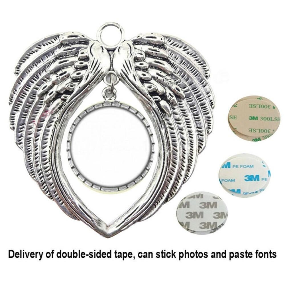 Рождественские крылья ангелов, подвесной декор, рождественские елки, украшения, фоторамка, украшения, подарки